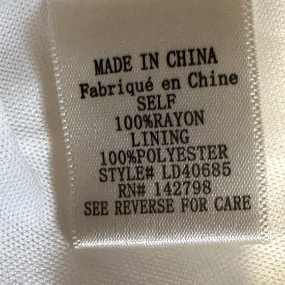 Love riche lace crochet mini Slip dress size S White Laceup Butterfly Whimsical - Picture 6 of 7